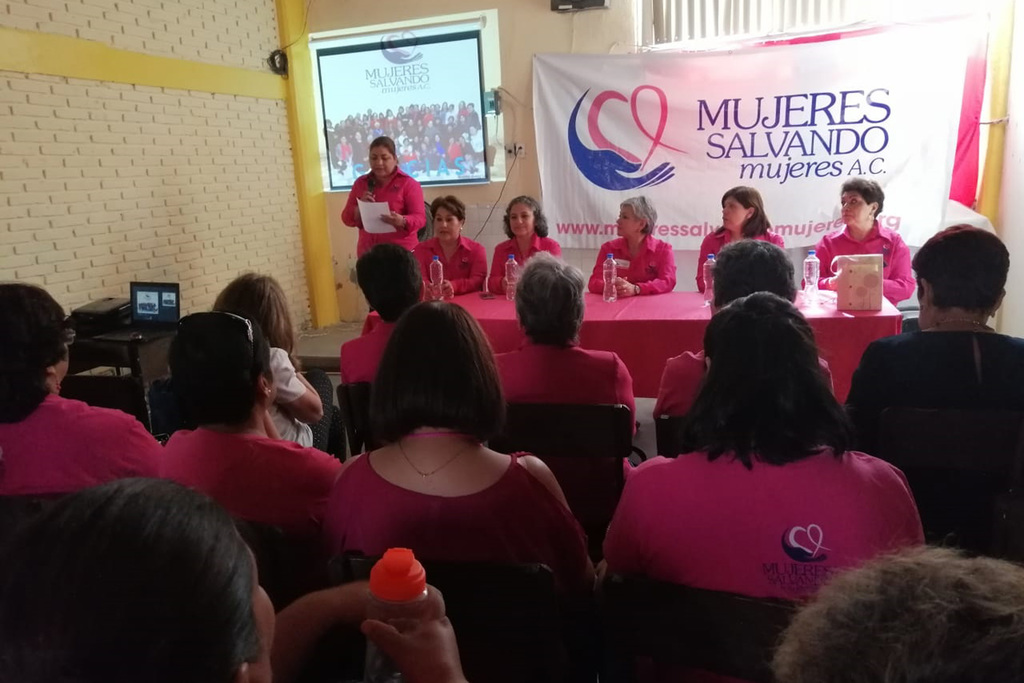 Asociación Mujeres Salvando Mujeres, llega a Matamoros para brindar apoyo a quienes luchan contra el cáncer. (EL SIGLO DE TORREÓN)
