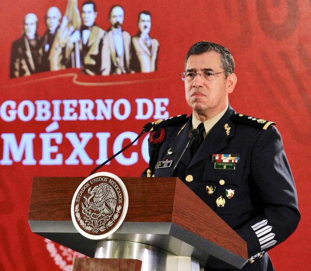 El comandante de la Guardia Nacional participó en la conferencia mañanera de este viernes. (NOTIMEX)