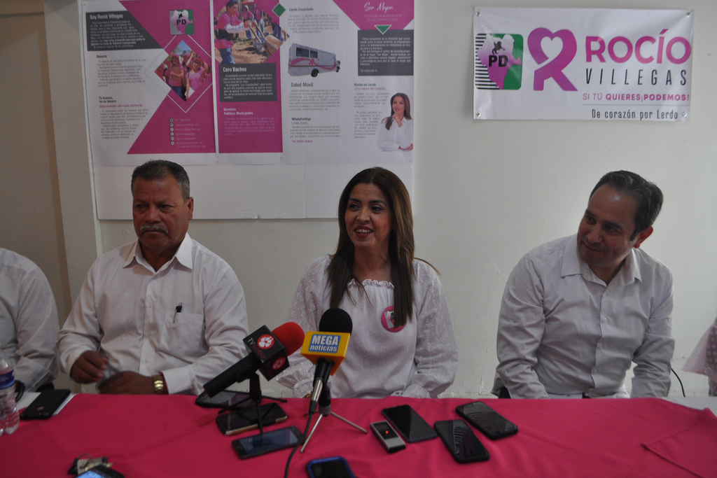 Rocío Villegas, candidata a la presidencia municipal de Lerdo, presentó su propuesta de trabajo. (EL SIGLO DE TORREÓN)