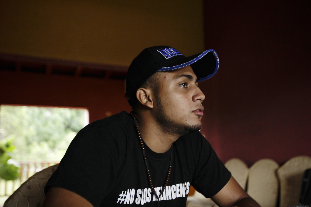 Jairo Bonilla, líder del movimiento estudiantlil 19 de abril de Nicaragua, vive ahora en Costa Rica. (AP)
