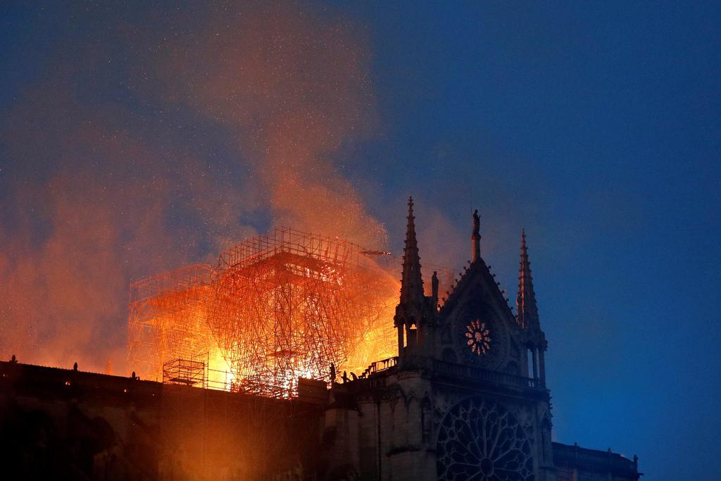 El Papa Francisco se expresó sobre el incendio en Notre Dame. (EFE)