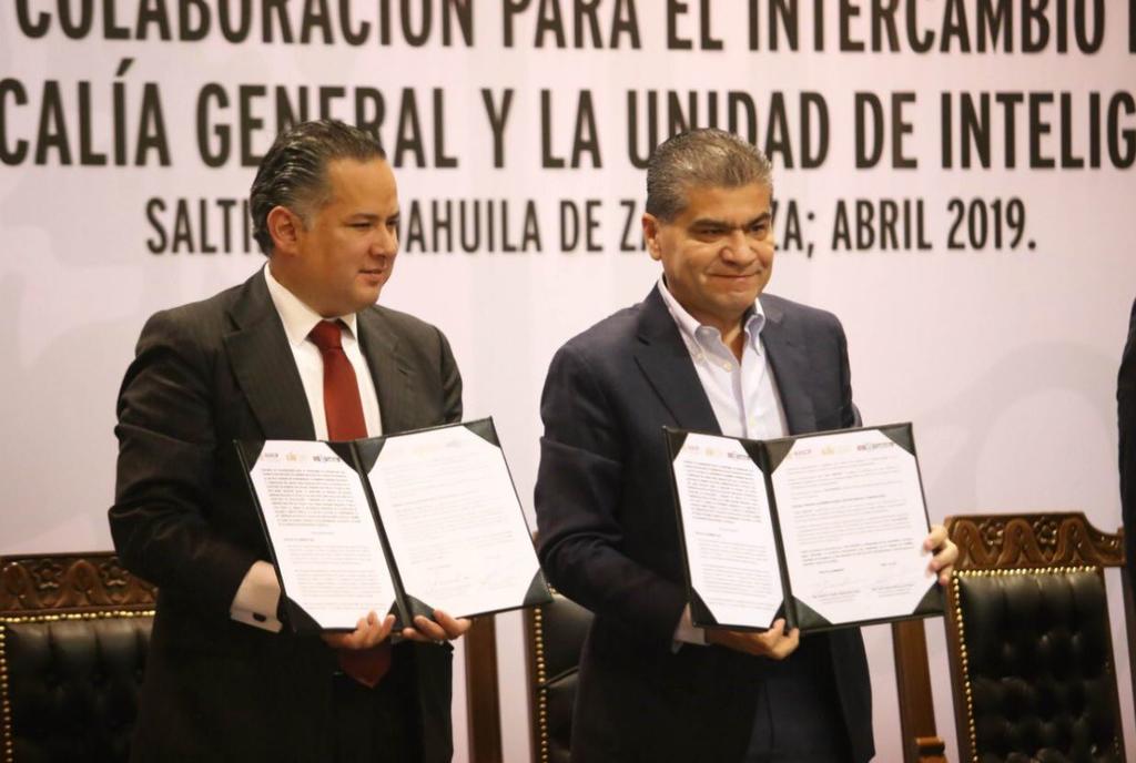 El gobernador indicó que este convenio representa un avance en la lucha contra el crimen en México. (ESPECIAL)