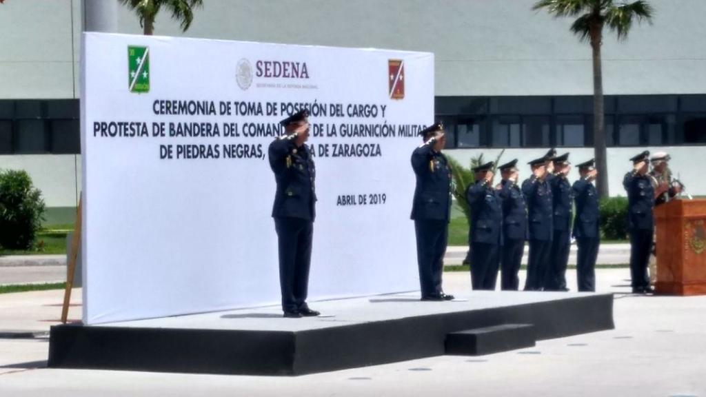 La citada ceremonia fue encabezada por el General Diplomado de Estado Mayor Enrique Covarrubias López. (EL SIGLO DE TORREÓN)