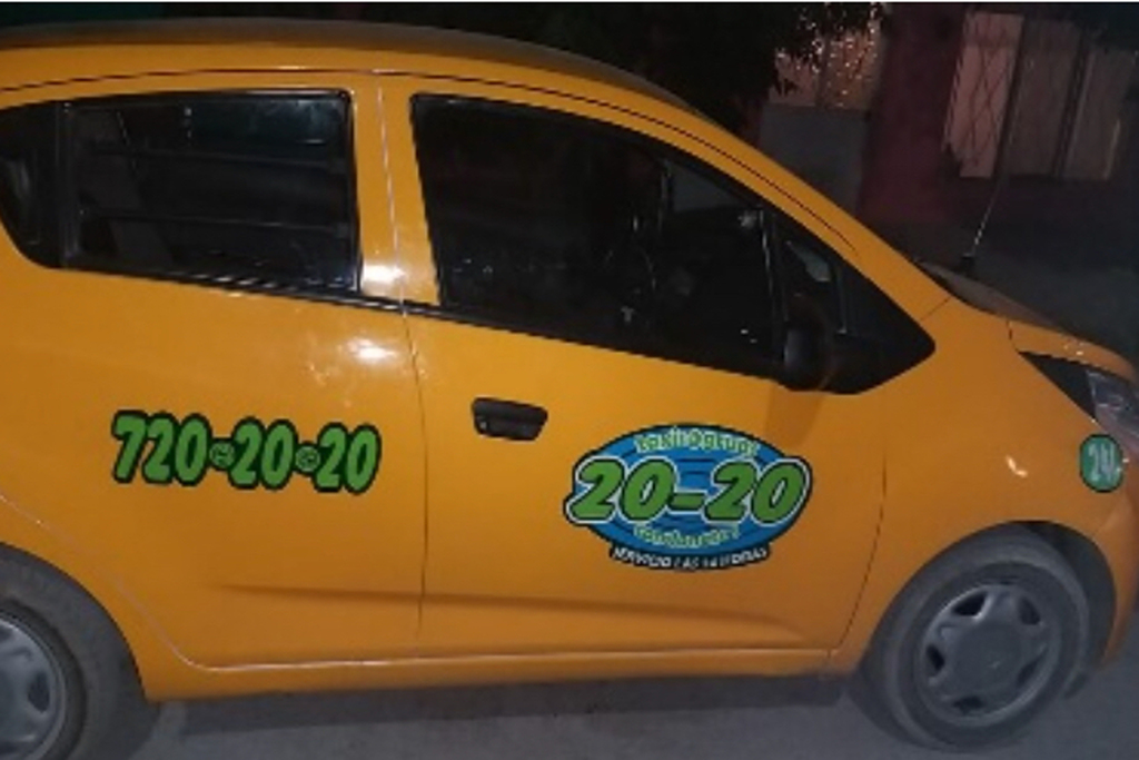 Roban taxi de Torreón en Gómez Palacio