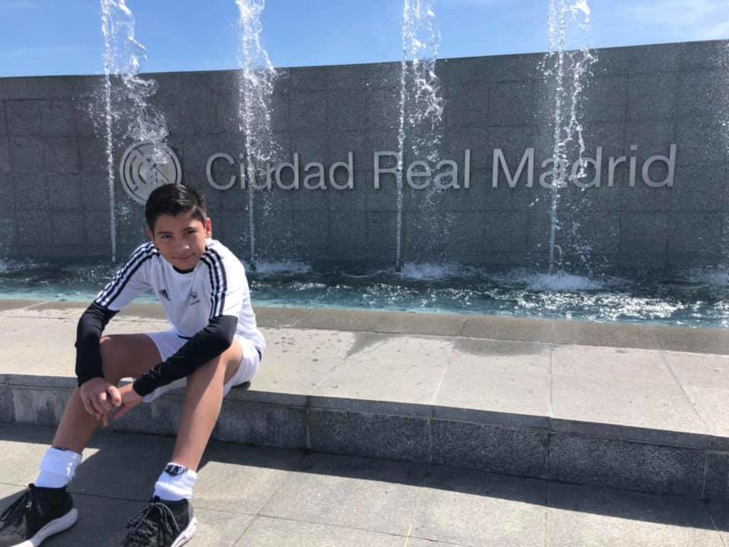 El joven lagunero vive sueño en el Real Madrid. (CORTESÍA) 