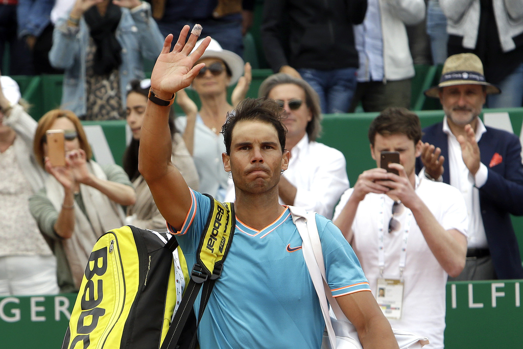 No fue un buen día para Rafael Nadal, quien perdió 6-4, 6-2 ante Fabio Fognini en Montecarlo.