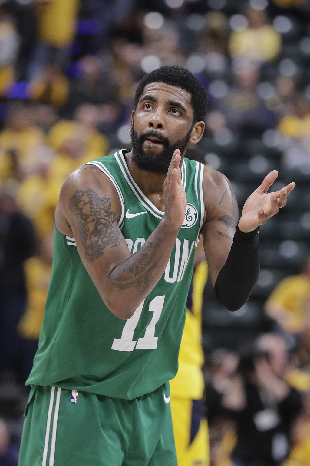 Kyrie Irving ha brillado con los Celtics en esta postemporada. (AP)