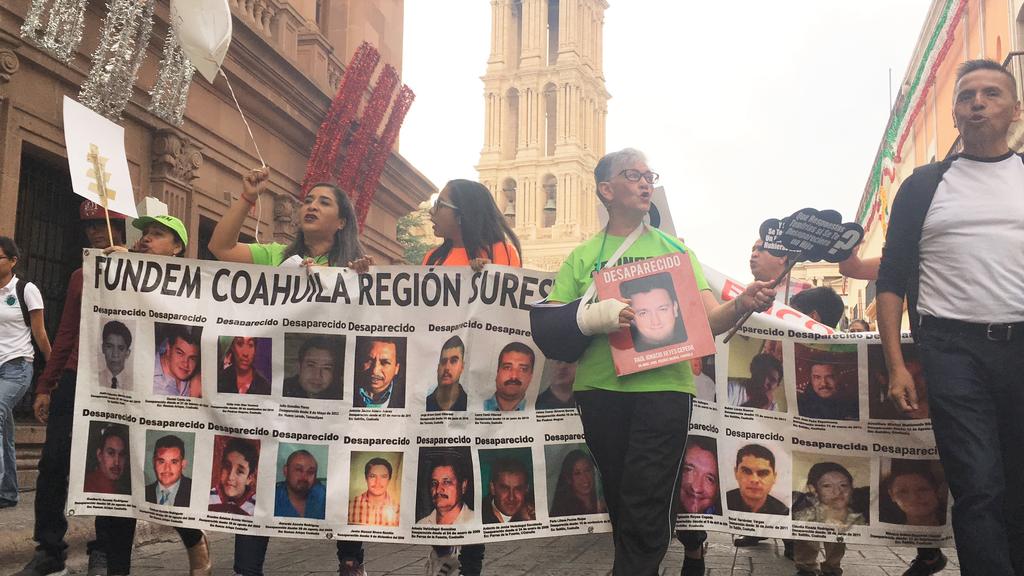 Alrededor de 40 madres de familias de Torreón y Saltillo partirán a la Ciudad de México con el objetivo de sumarse a la marcha de los desaparecidos.