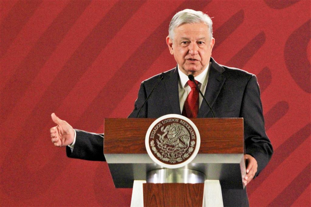 López Obrador dijo que la estrategia es impulsar el desarrollo regional para crecer donde haya agua disponible. (NOTIMEX) 

