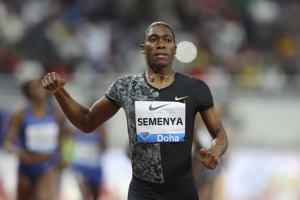 Esta fue la última carrera de 800 metros de Caster Semenya, en donde no se tendrá que medicar, ya que para las siguientes competencias entrarán en vigor las nuevas reglas de la IAAF. (AP)