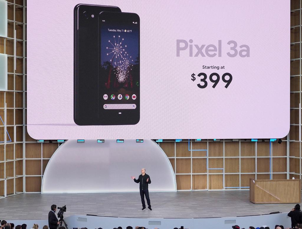 Google presentó los nuevos teléfonos durante la jornada inaugural de la conferencia anual de desarrolladores. (AGENCIA)