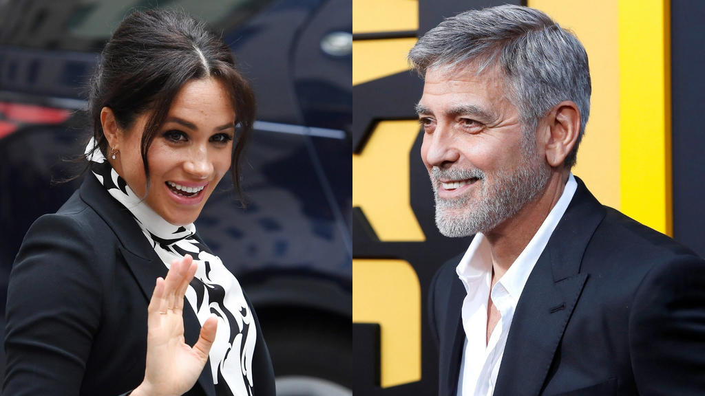 Clooney desea que la prensa sea amable con Meghan Markle