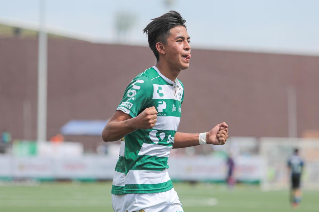 El jugador nacido en tierras zacatecanas, aportó casi un tercio de goles que hizo Santos Laguna en el Clausura 2019 de la categoría. (SANTOS)