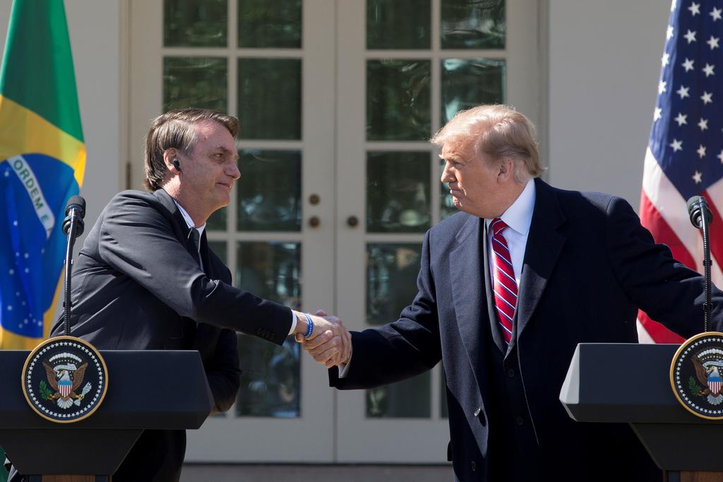Jair Bolsonaro y Donald Trump sostuvieron una reunión en la Casa Blanca en marzo pasado. (EFE)