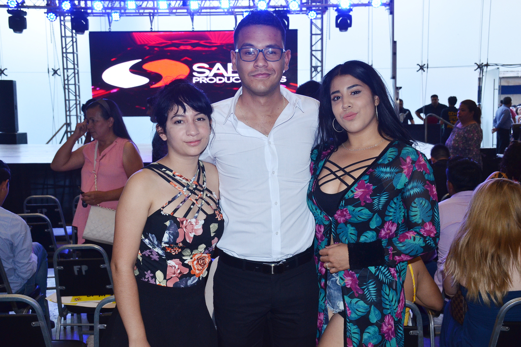 Daniela Valadez, Jesús Soto y Karen Rocha.