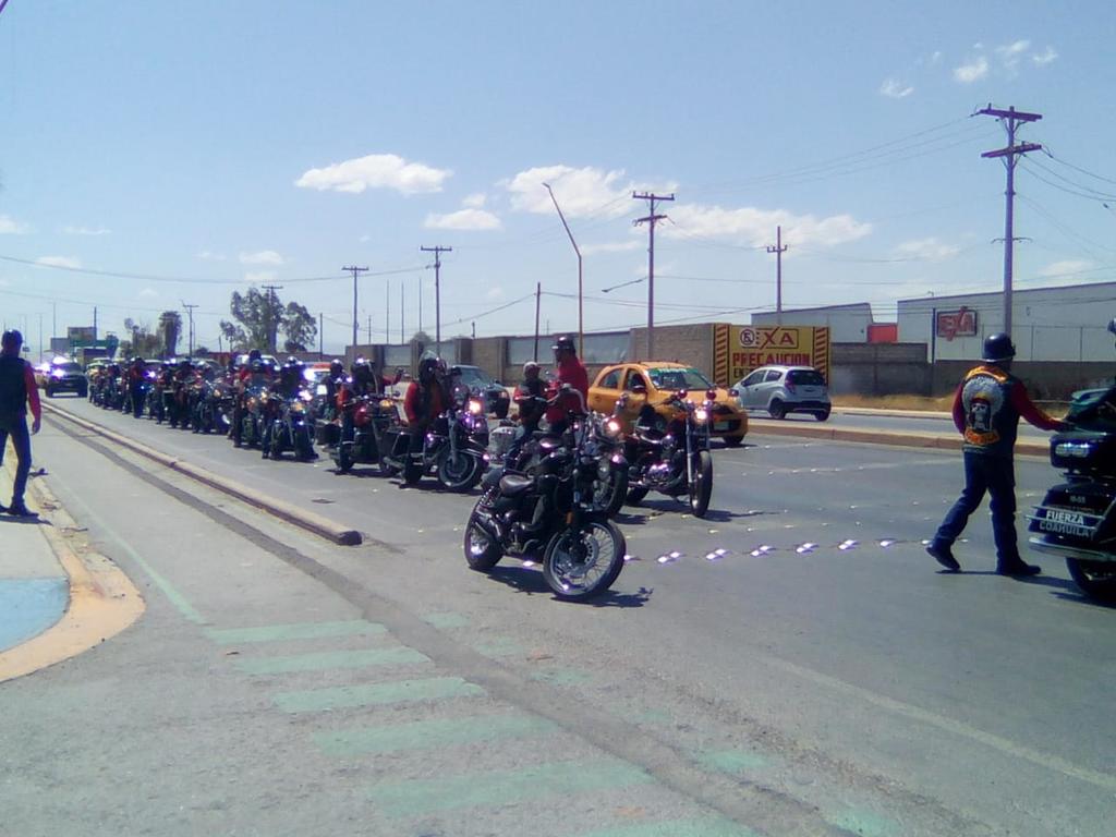 Motociclistas realizan desfile y otras actividades en Matamoros y son apoyados por corporaciones tanto municipales como estatales. (EL SIGLO DE TORREÓN)
