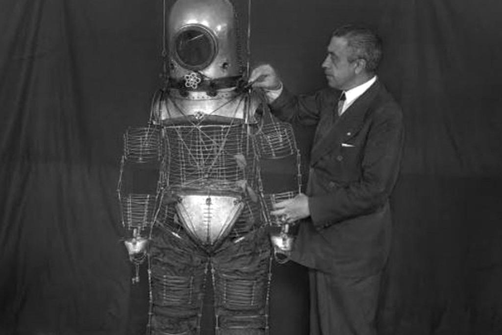 Emilio Herrera, aviador, ingeniero, inventor y aventurero español que diseñó un prototipo de traje espacial treinta años antes que los ingenieros de la NASA. (EFE)