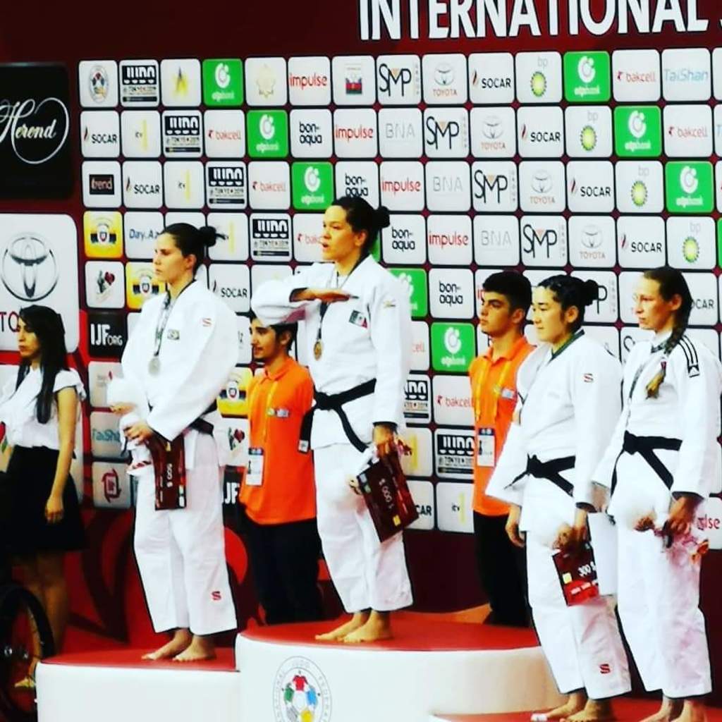 Mexicana gana oro en Mundial de judo en Bakú
