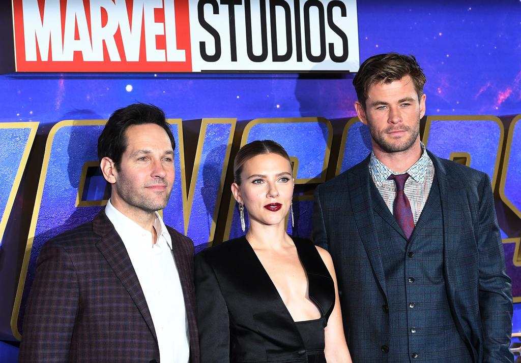 Vengadores. - Paul Rudd , Scarlett Johansson y Chris Hemsworth forman parte de la película. (EFE)
