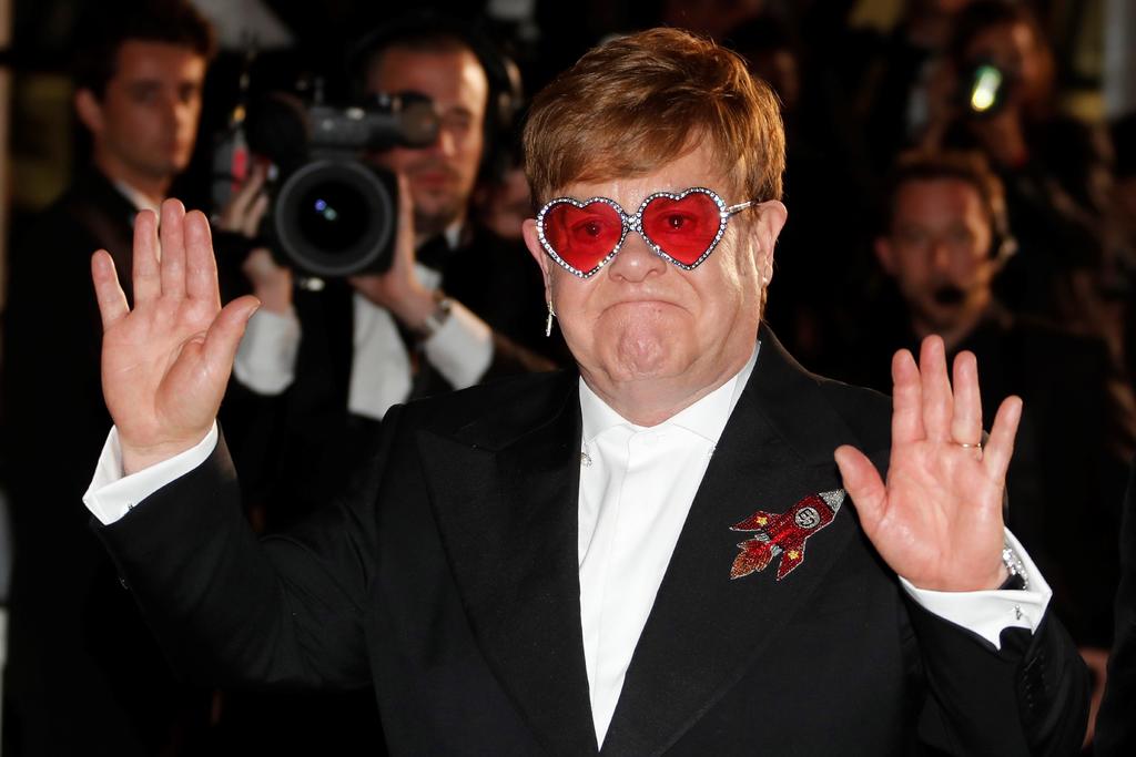 Elton John y su Rocketman, estrellas de la alfombra roja