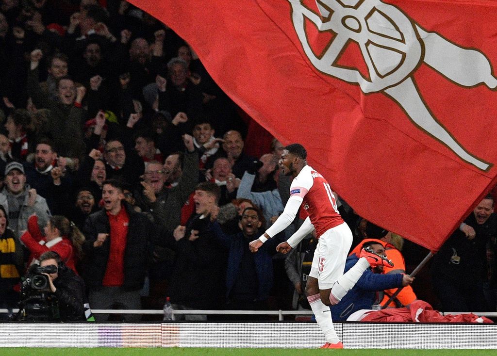 Arsenal llegó a la final de la Europa League, luego de golear en semifinales al Valencia 6-3 en el global. (EFE)