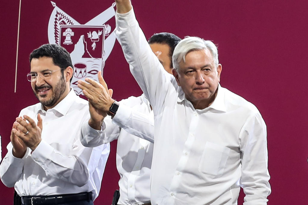 Morena ganó en 2018 la Presidencia de la República con Andrés Manuel López Obrador. (ARCHIVO)