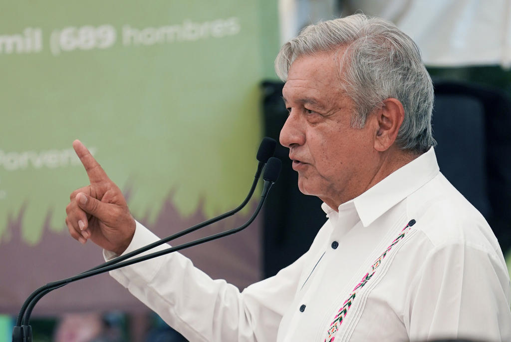 Andrés Manuel López Obrador reiteró que se pondrá al sureste del país en correspondencia con el resto. (NOTIMEX)