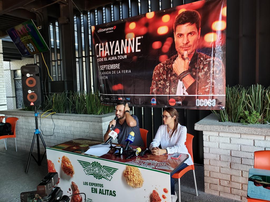 En rueda de prensa se dieron a conocer los detalles para el concierto de Chayanne en Torreón. (EL SIGLO DE TORREÓN)