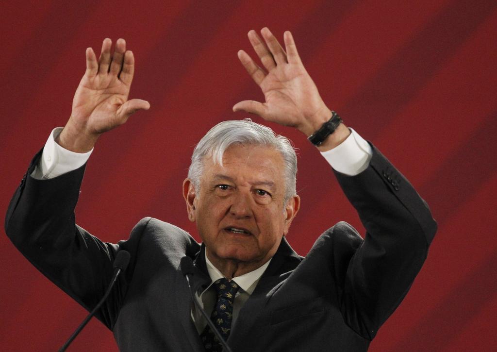 Ante la disminución del 0.2% de la economía, el presidente Andrés Manuel López Obrador pidió esperar a que culmine el año, ya que todavía 'está hecha la apuesta, no me estoy echando para atrás' en cuanto a que habrá mayor crecimiento en el sector. (ARCHIVO)