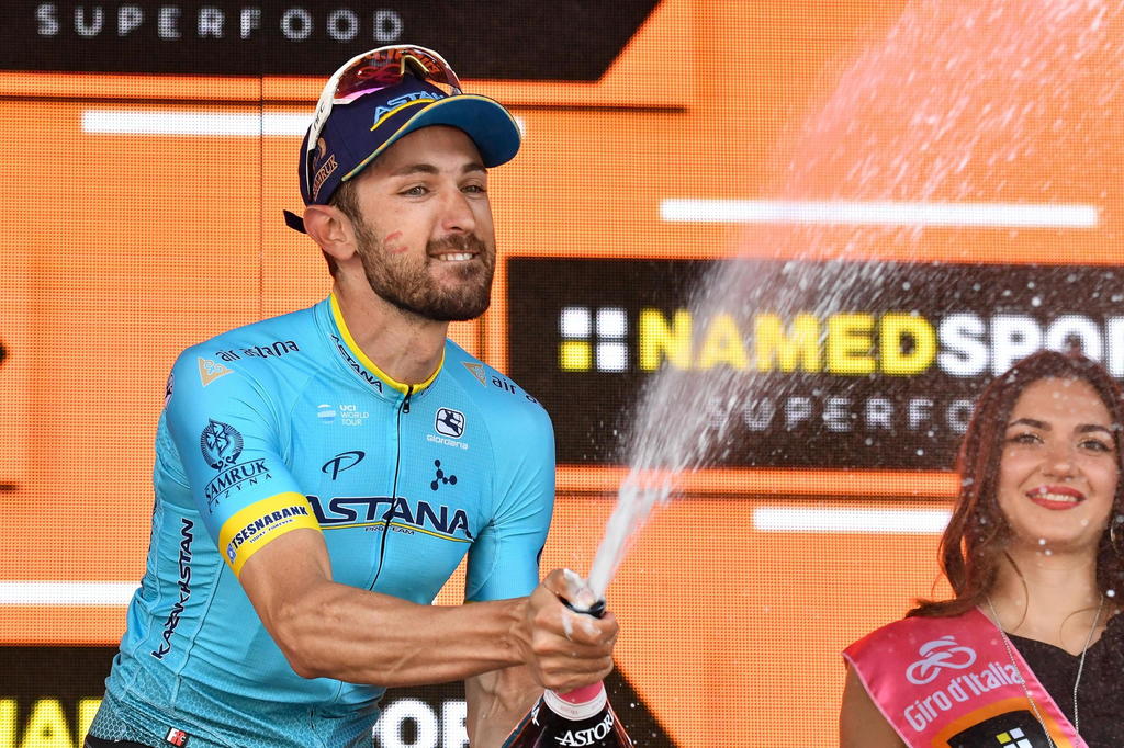 Dario Cataldo ganó la 15ta etapa del Giro de Italia. (EFE)