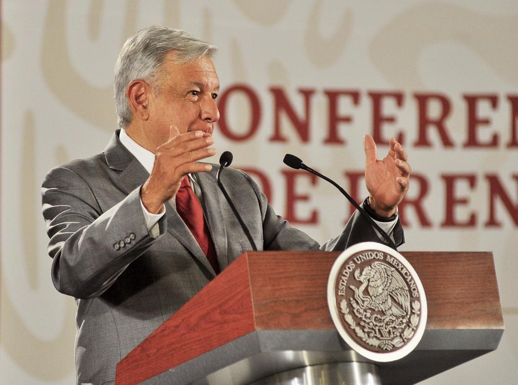 López Obrador afirmó que el gobierno de México cumple con su responsabilidad en política migratoria. (NOTIMEX)