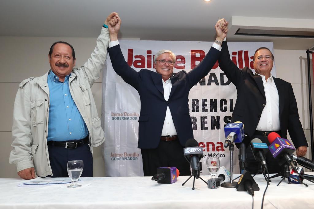El conteo rápido da al candidato de la coalición Juntos Haremos Historia, Jaime Bonilla, entre el 50.7 y el 53.3 por ciento de los votos en la elección a la gubernatura. (EL UNIVERSAL)