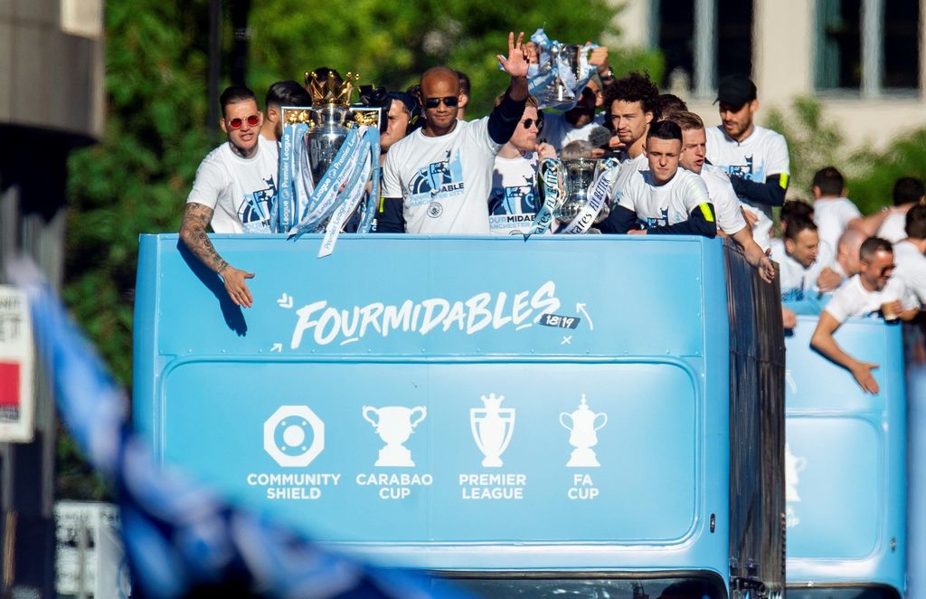 Manchester City se coronó campeón de la Premier League. (EFE)