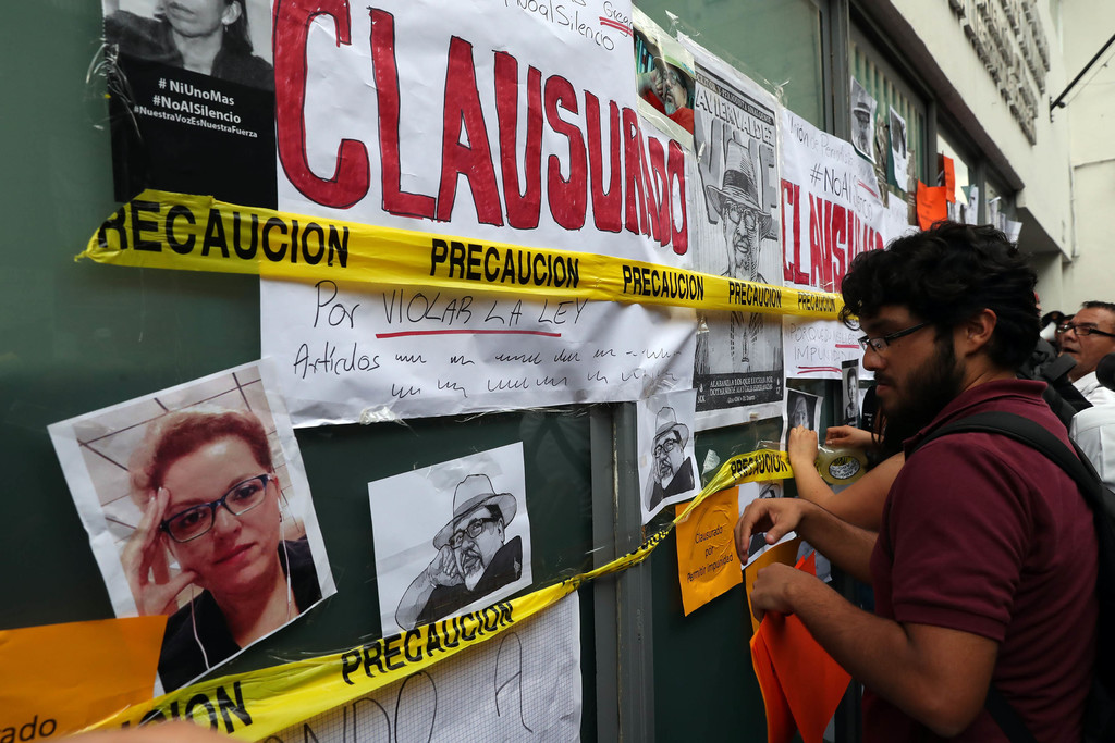 México ha sido el país latinoamericano con el mayor número de homicidios en contra de periodistas.