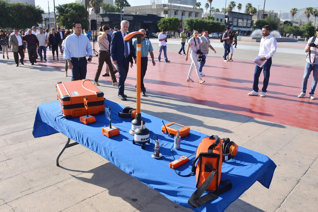 El organismo operador de agua también adquirió un equipo para detectar fugas de agua potable.