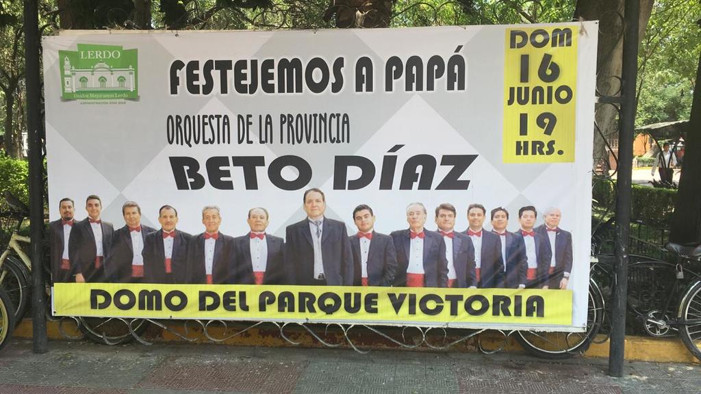 Amenizado por la Orquesta de la Provincia de Beto Díaz, el festejo se llevará a cabo este domingo 16 de junio en punto de las 7 de la tarde en el Domo del Parque Victoria. (EL SIGLO DE TORREÓN)
