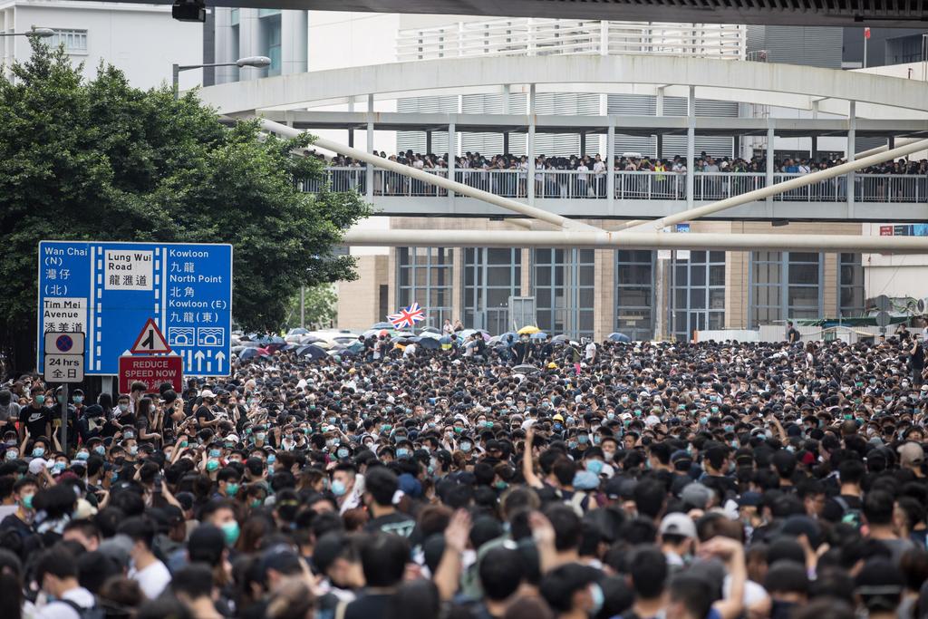 Protestan en Hong Kong