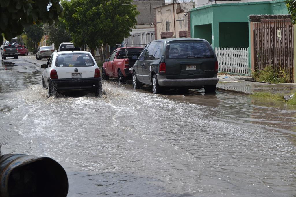 Precipitaciones dejan estragos en Matamoros