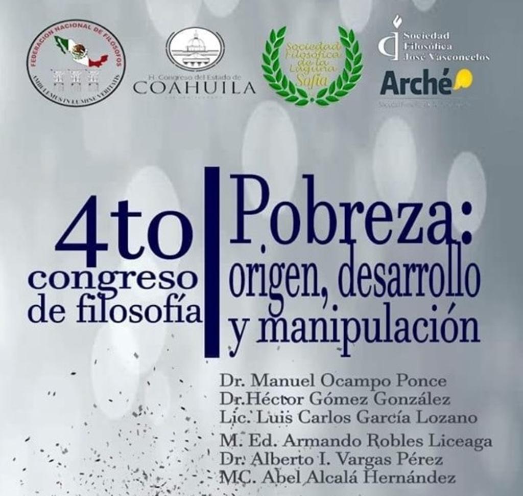 Invitan a Congreso de Filosofía en Coahuila