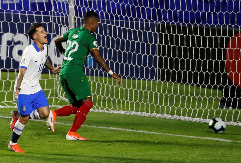 La selección brasileña goleó a la de Bolivia por 3-0 en el partido inaugural de la Copa América. (EFE)
