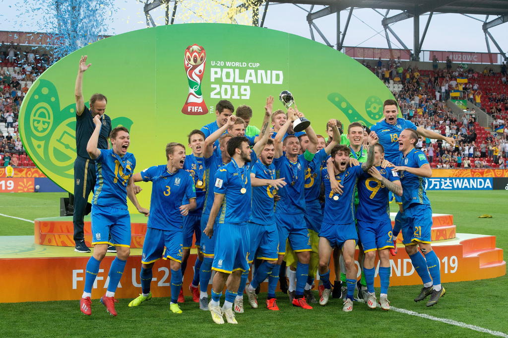La selección de futbol de Ucrania conquistó la Copa Mundial Sub 20 Polonia 2019, tras remontar en la final e imponerse por marcador de 3-1 a Corea del Sur. (EFE)