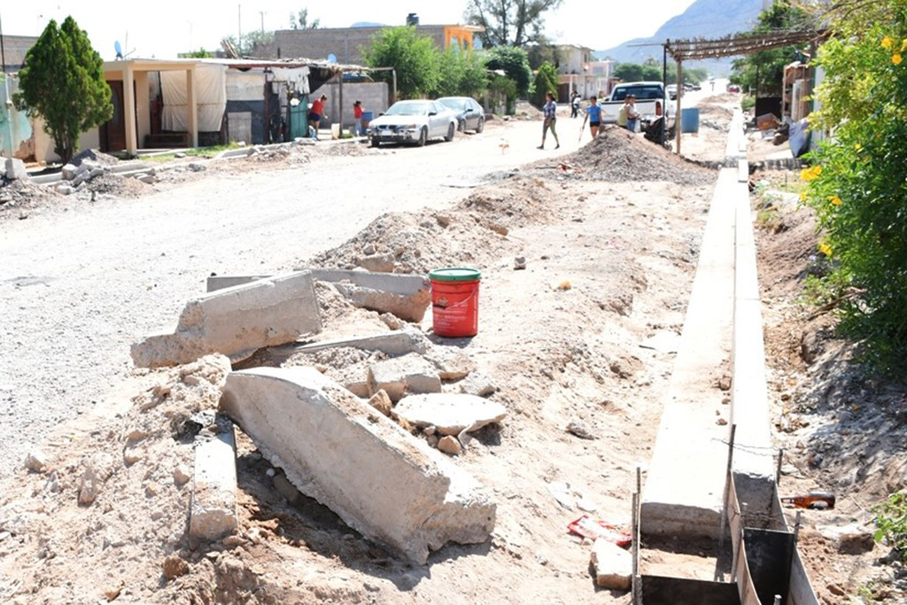 Los trabajos de pavimentación en villa La Loma presentan un avance del 20 por ciento. (EL SIGLO DE TORREÓN) 