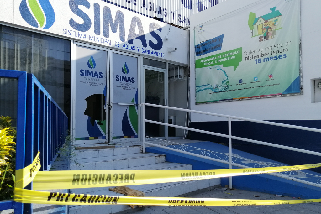 Simas Torreón no precisó si el sistema de alarma con el que se cuenta en las oficinas matriz tuvo alguna falla durante el atraco. (EL SIGLO DE TORREÓN)