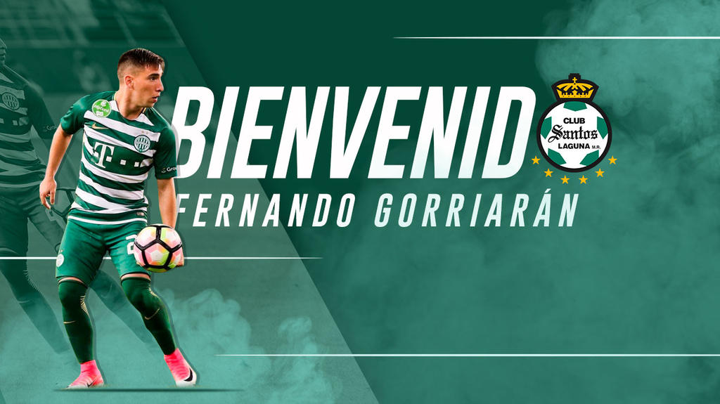 Santos Laguna hizo oficial la transferencia definitiva al primer equipo de los Guerreros del jugador Fernando Gorriarán Fontes. (ESPECIAL)