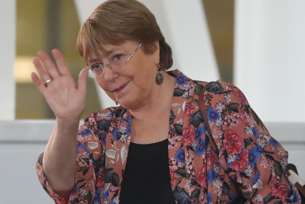 Michelle Bachelet llega a Venezuela para constatar situación de derechos humanos. (EFE)