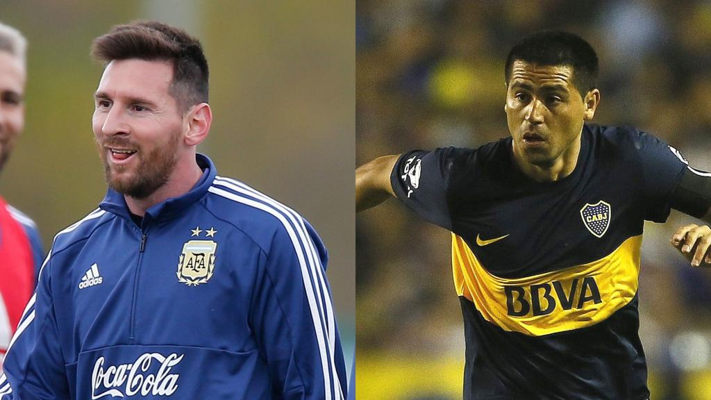 Las redes sociales se llenaron este lunes de felicitaciones a dos de los futbolistas argentinos más importantes de los últimos tiempos, Lionel Messi y Juan Román Riquelme. (ARCHIVO)