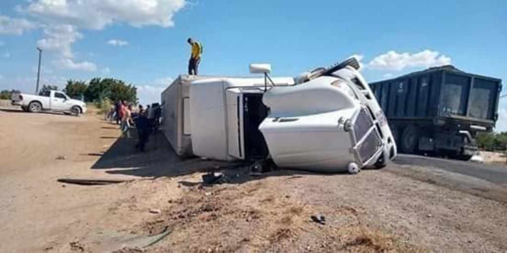 Por fortuna el conductor no presentó lesiones que pusieran en riesgo su vida.