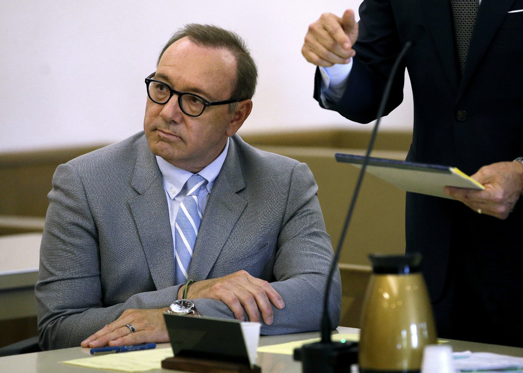 Se defiende. Spacey, quien ha negado que toquetear al muchacho se declaró inocente de abuso sexual y agresión en enero. (AP)