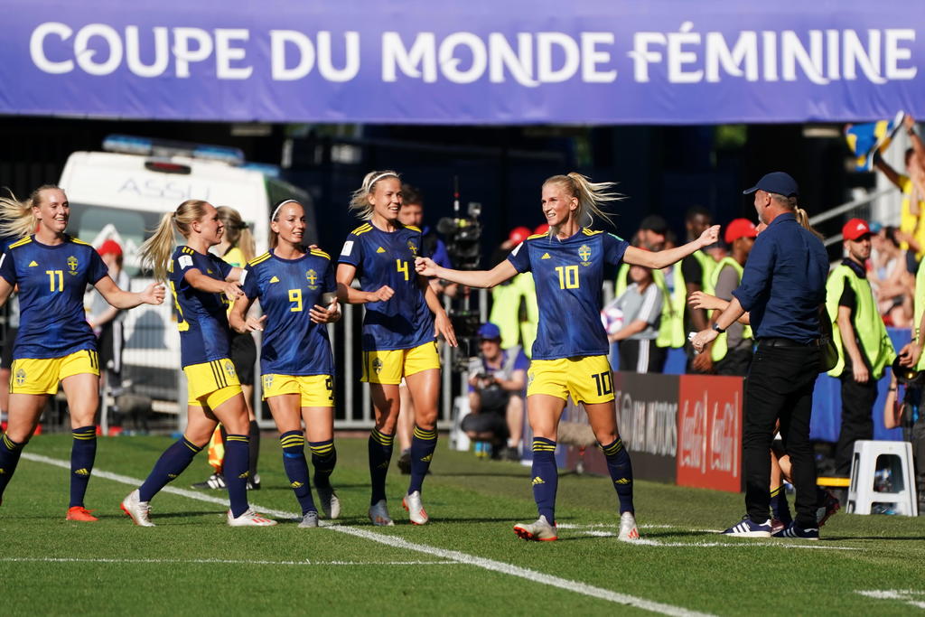 Suecia se tomó el desquite de la final de 2003 y apartó a Alemania de las semifinales del Mundial femenino de Francia 2019. (EFE)