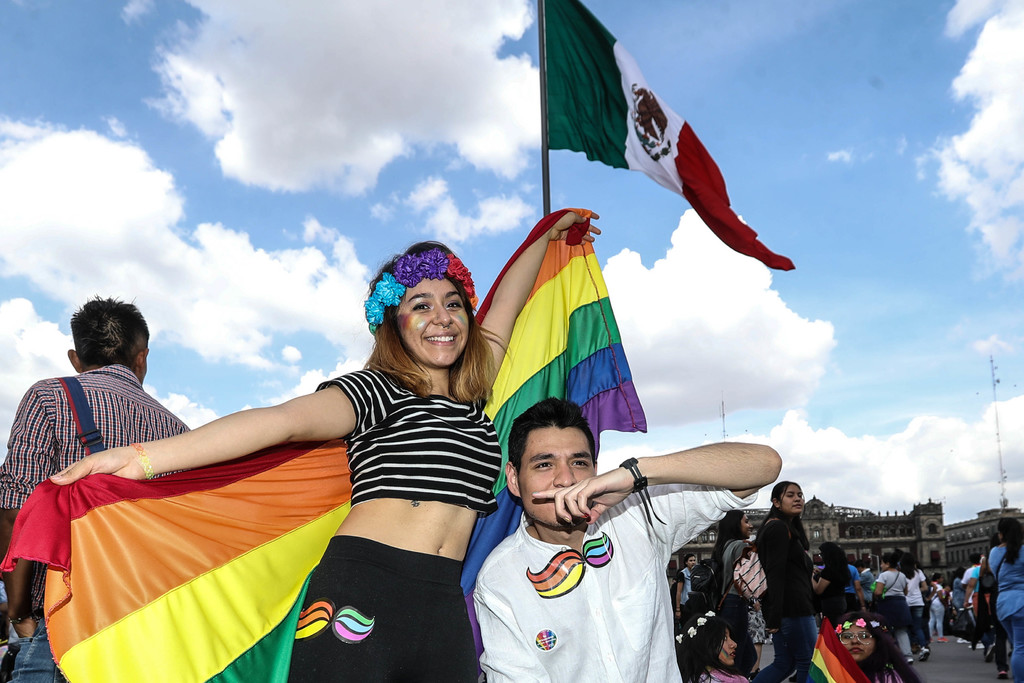 La marcha en México coincidió con el 41 aniversario de la lucha por los derechos de la comunidad.